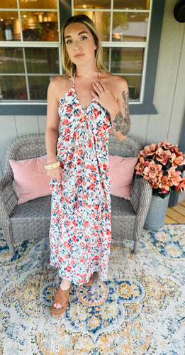 Boho Floral Maxi Dress