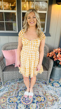 Ginger Gingham Mini Dress