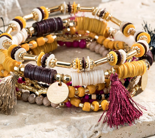 Multi Layered Bracelets-Gold