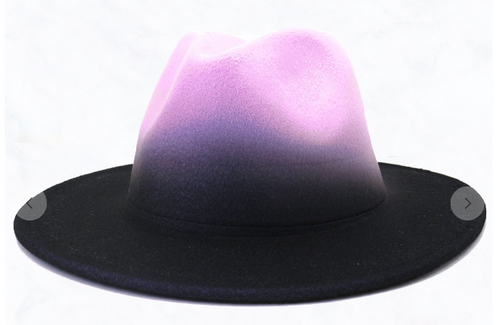 Ombre Wide Brim Hat